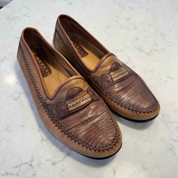 Men’s Mezlan Genuine Lizard Loafers. Size 9.5. - Picture 2 of 8